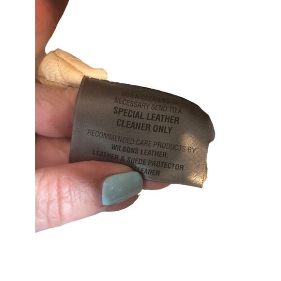 Wilsons Leather Brown Suede Leather Fur Trim Full Zip Jacket Women Sz XS - Picture 12 of 13